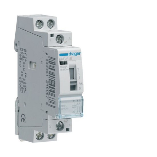 Hager ERC216 Installationsrelais 16A 2S 230V