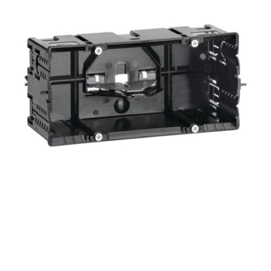 Hager GLS55002 Geräteeinbaudose 2-fach Energie für BR C-Profil für Schalterprogramme