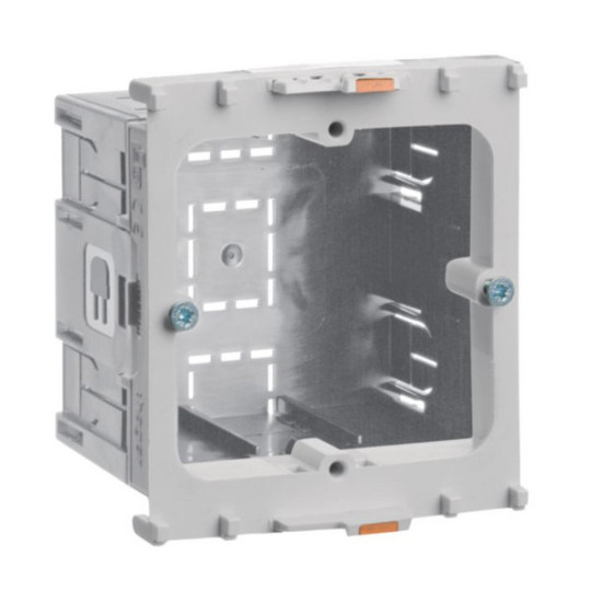 Hager GLT4001 Geräteeinbaudose 1-f. Energie f. BR Frontrastend f. tehalit Rahmenblende modular