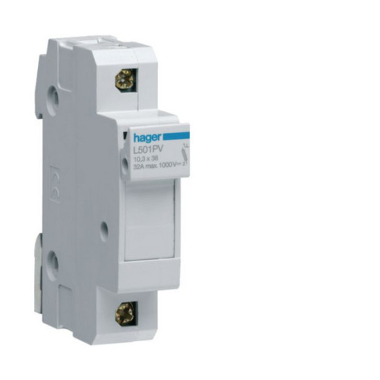 Hager L501PV DC-Sicherungstrennschalter, 1polig, 1000V, L38