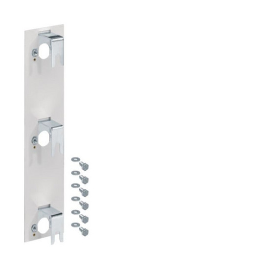 Hager LVZ00DA185-185 Doppeladapter 185 auf 185 zur Montage von zwei LVSG00185 auf Sammelschiene