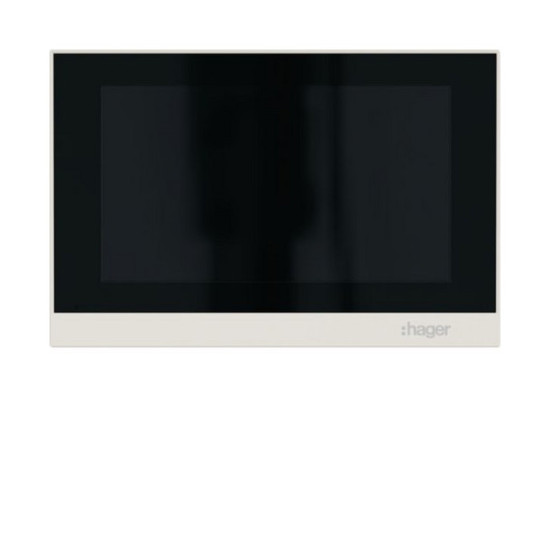 Hager RTQ600X Innenstation video, IP über 2-Draht, Freisprechen, intercom view, ws