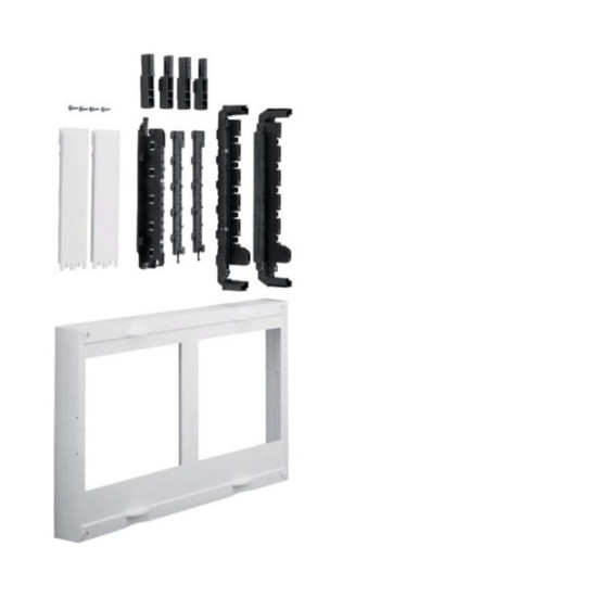 Hager UE22A4B Baustein, universN, 300x500mm, für 4 Trenner NH00 auf Sammelschienensystem 40mm