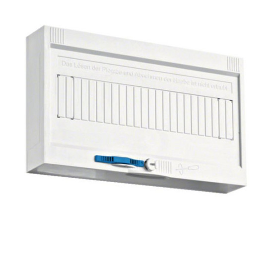 Hager ZU62EA Abdeckung, univ.Z, 150mm, geschlossen, plombierbar, für Raum für eHZ-Anwendung