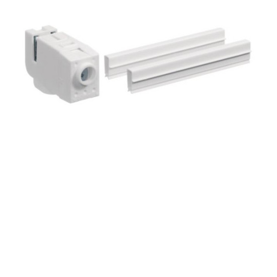 Hager ZY50KB Nachrüstset m. SaS-Klemme isoliert, f. PE-schiene 12x5mm