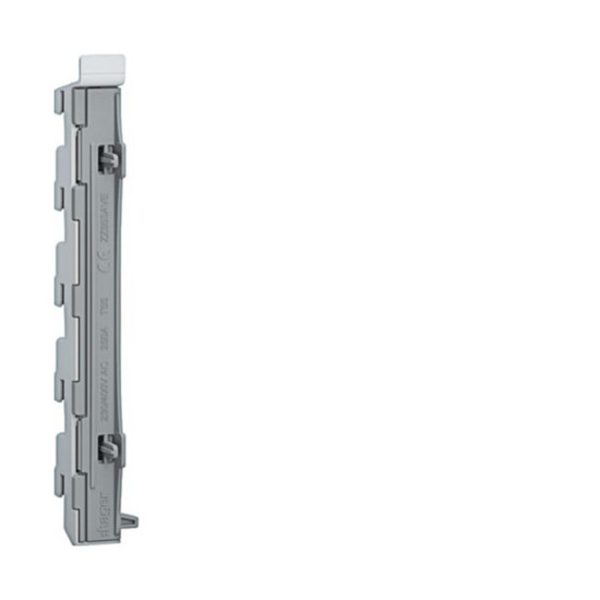 Hager ZZ55SAVE Sammelschienenverbinder Feld/Feld 5polig CU12x5mm 250A isoliert wartungsfrei