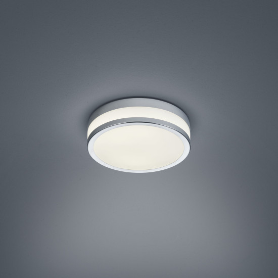 Helestra ZELO LED Deckenleuchte 12W IP44 90Ra Warmweiss Chrom 15/1820.04