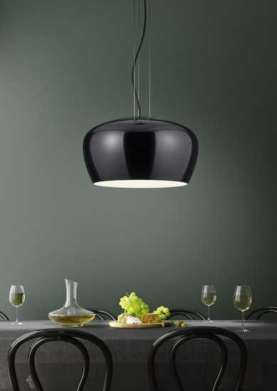 Helestra VEDA E27 Pendelleuchte max.60W Mattschwarz Made in Germany 16/2107.22/5300