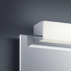 Helestra LADO LED Wandleuchte,Deckenleuchte 18W IP44 90Ra Warmweiss Chrom 18/1813.04