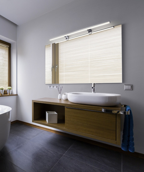 Helestra GAIA LED Wandleuchte 16W dimmbar IP44 90Ra Steuerbare Lichtfarbe Chrom 18/1816.04