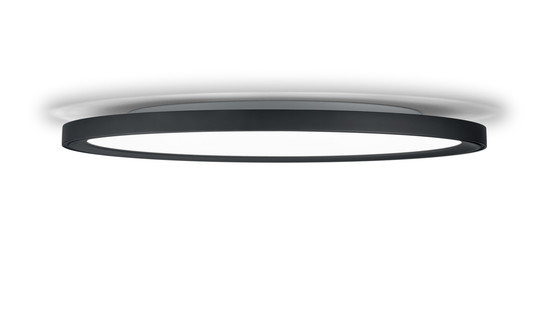 Helestra DAWA LED Deckenleuchte 50W dimmbar 90Ra Steuerbare Lichtfarbe Mattschwarz 5-5002.22