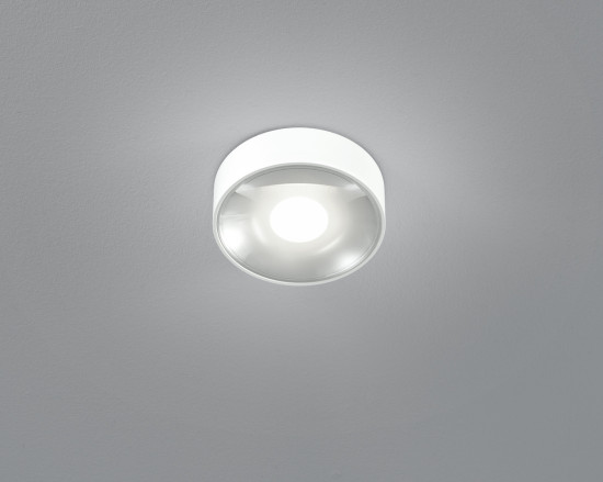 Helestra POSH LED Deckenleuchte 6W IP65 90Ra Warmweiss Mattweiß A152005.07