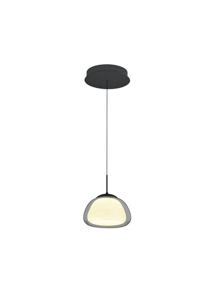 Hell Luxxo LED Pendelleuchte Dimmbar höhenverstellbar Dim to warm + FB Schwarz 20634/1-06