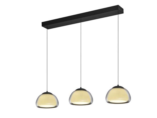 Hell Luxxo LED Pendelleuchte Dimmbar höhenverstellbar Dim to warm + FB Schwarz 20636/3-06