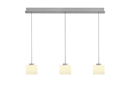 Hell Abby LED Pendelleuchte Warmweiss Dimmbar höhenverstellbar +FB Aluminium 20661/3-36