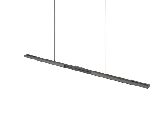Hell Whippy LED Pendelleuchte 6-fach steuerbare Lichtfarbe Dimmbar 30-150cm >90Ra Anthrazit 20718/1-39
