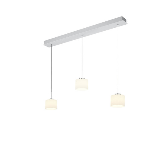 Hell Elli LED Pendelleuchte 3-fach Warmweiß Dimmbar 60-180cm >90Ra Alu 20724/3-36