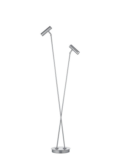 Hell Tom Pro LED Stehleuchte Dimmbar 137cm Nickel 60551/2-92
