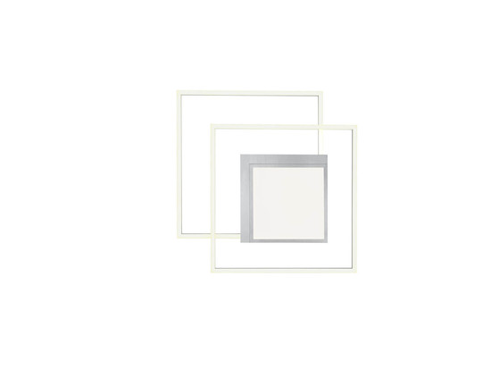 Hell Karo LED Deckenleuchte steuerbare Lichtfarbe Dimmbar CCT 90Ra Alu 70622/1-37