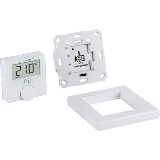 Homematic IP Wandthermostat mit Schaltausgang - für Markenschalter, 24 Volt HmIP-BWTH24 150697A0