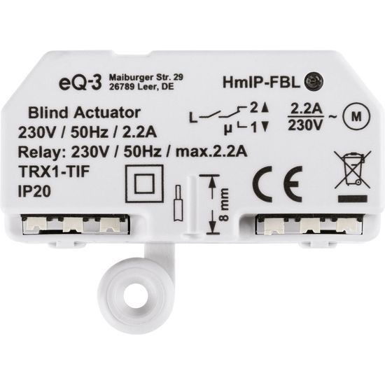 Homematic IP Jalousieaktor, Rollladenaktor - Unterputz HmIP-FBL 151398A0