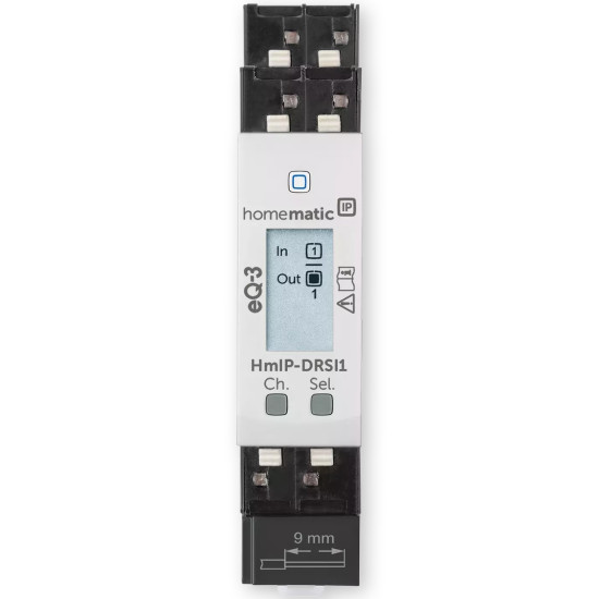 Homematic IP Schaltaktor für Hutschienenmontage HmIP-DRSI1 154684A0