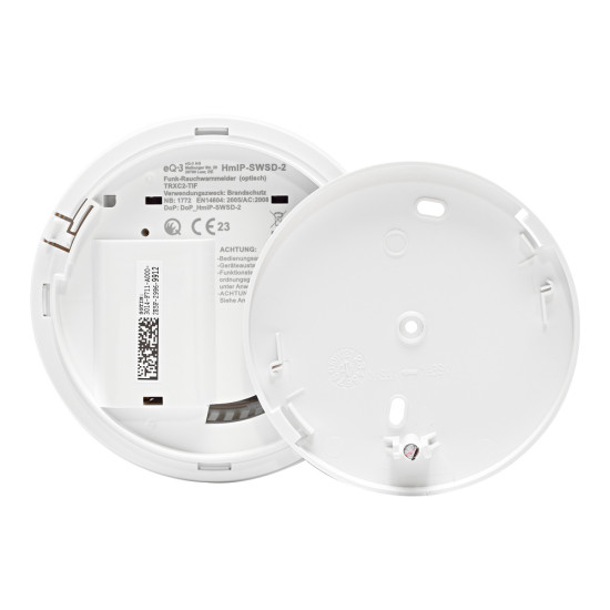 Homematic IP Smart Home Rauchwarnmelder mit Q-Label, HmIP-SWSD-2 156587A0