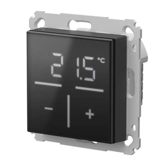Homematic IP Glas-Wandthermostat - HmIP-WGT-A schwarz 161570A0