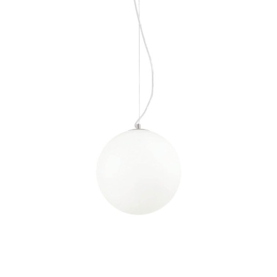 Ideal Lux MAPA BIANCO Pendelleuchte E27 ⌀300mm dimmbar Weiss 009087