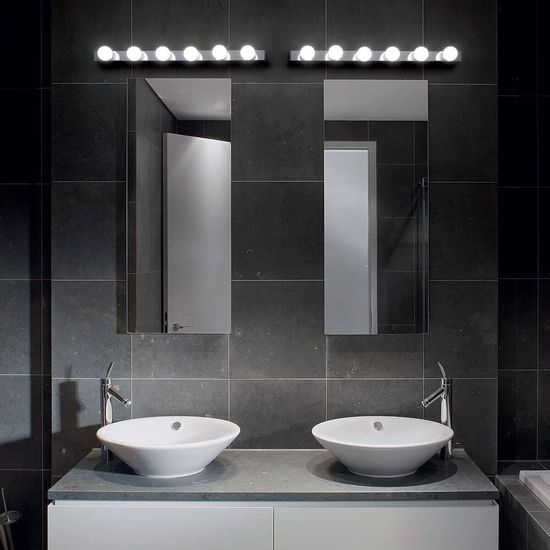 Ideal Lux PRIVE Wandleuchte E14 8-fach dimmbar Chrom 045634