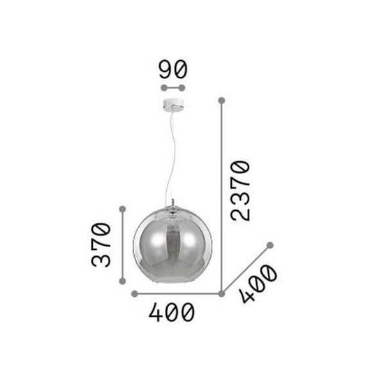 Ideal Lux NEMO Pendelleuchte E27 ⌀400mm dimmbar Kupfer 111919