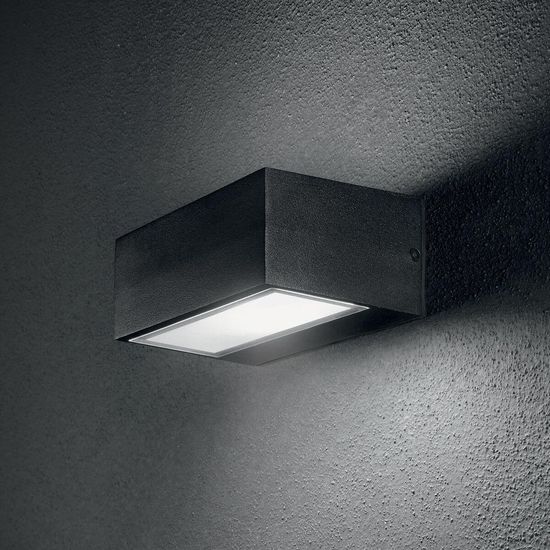 Ideal Lux TWIN Wandleuchte G9 dimmbar Schwarz IP44 115375