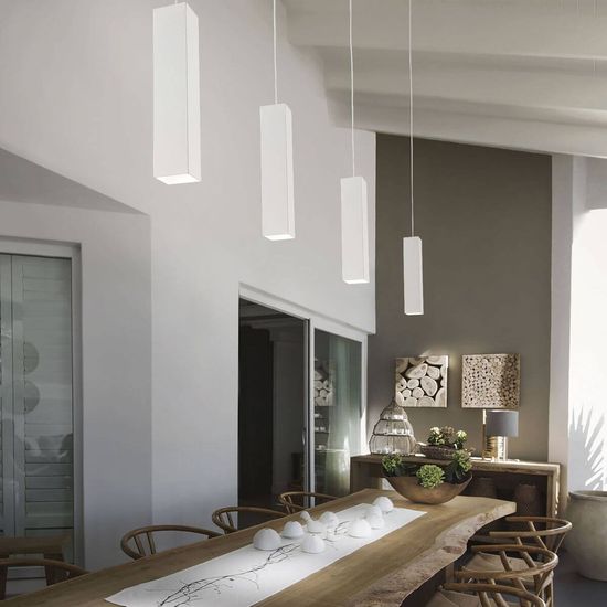 Ideal Lux SKY GU10 Pendelleuchte dimmbar Weiss warmweiss 126906