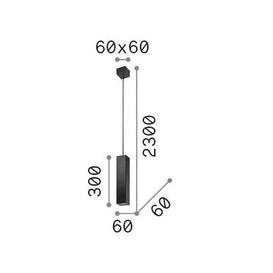 Ideal Lux SKY GU10 Pendelleuchte dimmbar Weiss warmweiss 126906