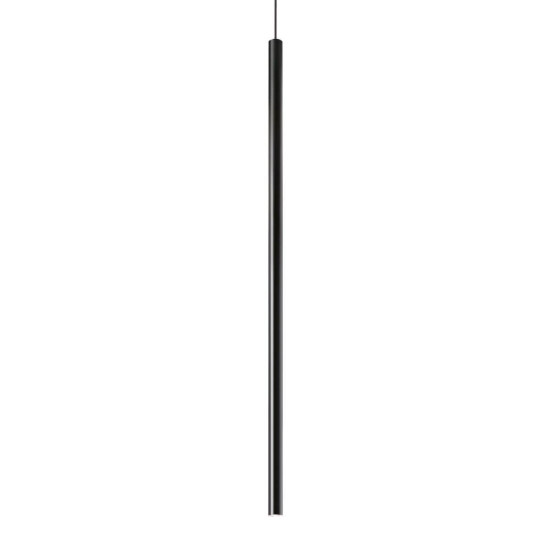 Ideal Lux ULTRATHIN LED Pendelleuchte 11,5W ⌀60mm Schwarz warmweiss 142913