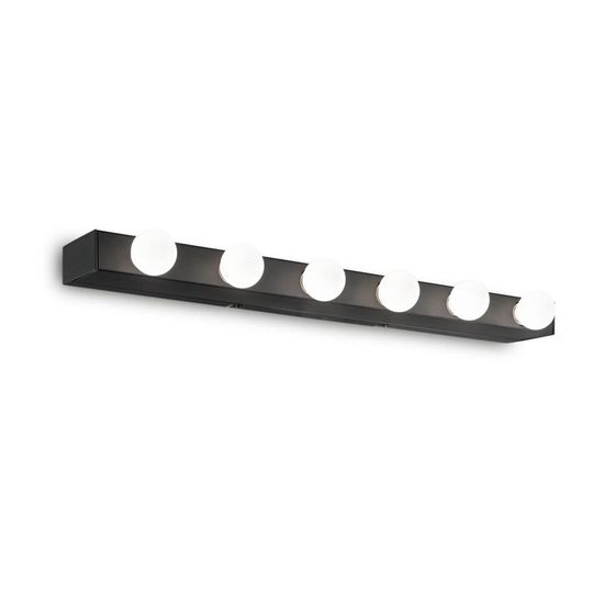 Ideal Lux PRIVE Wandleuchte E14 6-fach dimmbar Schwarz 159508