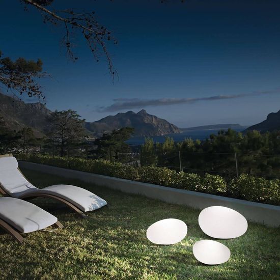 Ideal Lux SASSO Stehleuchte E27 dimmbar Weiss IP44 161761