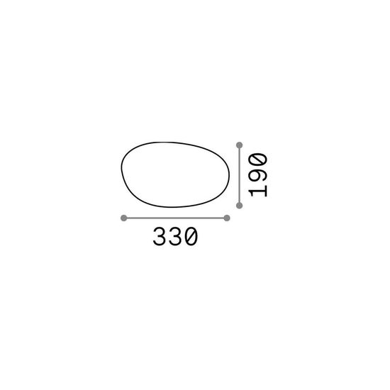 Ideal Lux SASSO Stehleuchte E27 dimmbar Weiss IP44 161761
