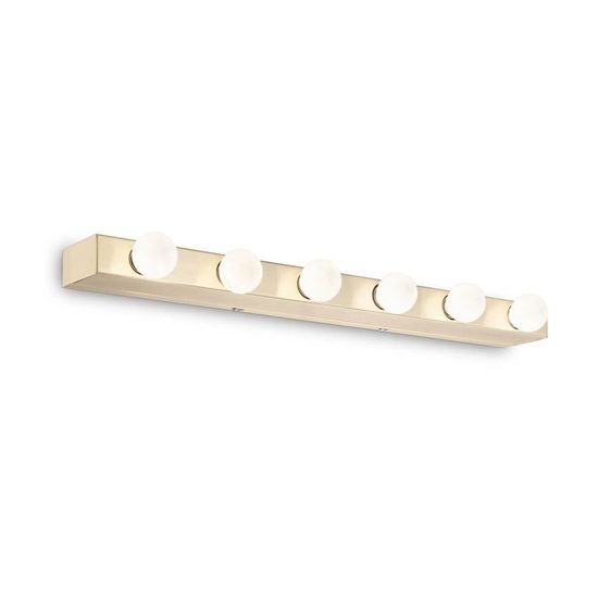 Ideal Lux PRIVE Wandleuchte E14 6-fach dimmbar Messing 179681