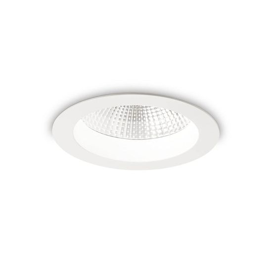 Ideal Lux BASIC LED Einbauleuchte 15W ⌀144mm Weiss warmweiss 193465