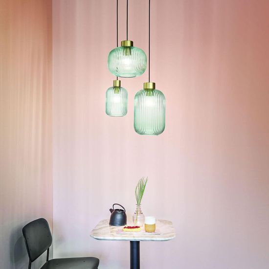 Ideal Lux MINT Pendelleuchte E27 ⌀200mm dimmbar Grün 237497