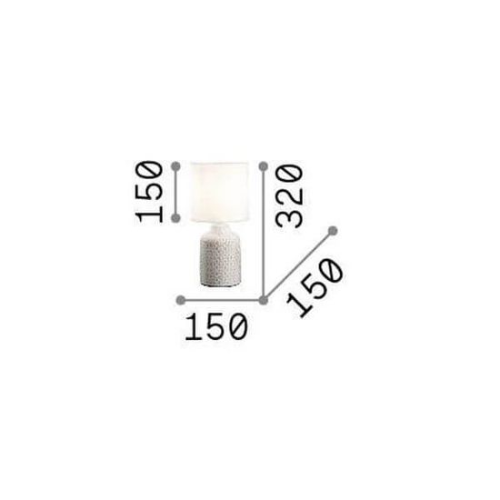Ideal Lux KALI Tischleuchte E14 ⌀150mm Weiss 245393