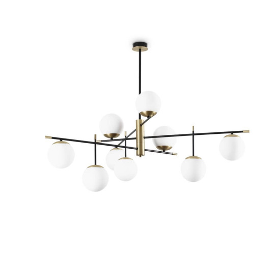Ideal Lux GOURMET Deckenleuchte E14 9-fach ⌀1315mm dimmbar Schwarz 289489