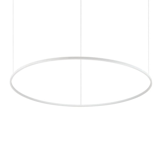 Ideal Lux ORACLE SLIM LED Pendelleuchte 76W ⌀1500mm dimmbar Weiss warmweiss 304465