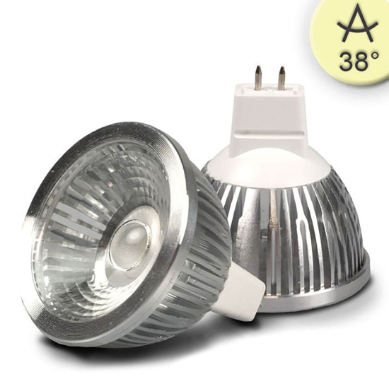 ISOLED MR16 LED Strahler 5,5W COB, 38°, warmweiß, dimmbar