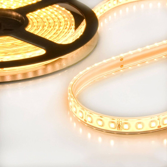 ISOLED LED AQUA827 Flexband Streifen, 24V, 10W, IP68, warmweiß, 120 LED/m