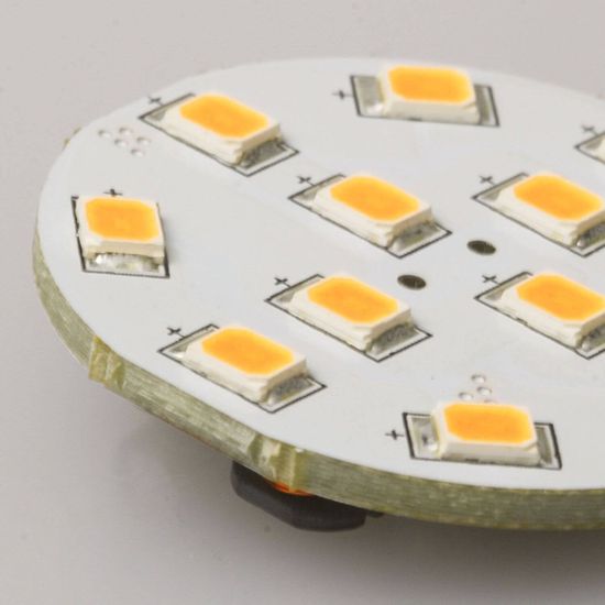 ISOLED G4 LED 12SMD, 2W, warmweiß, Pin seitlich