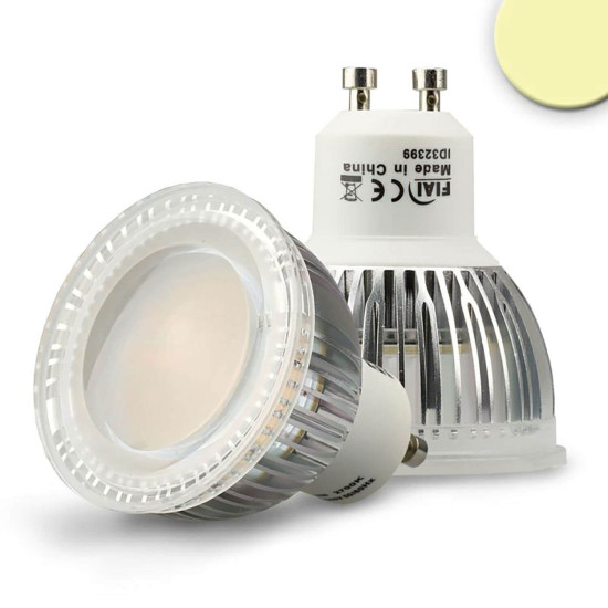 ISOLED GU10 LED Strahler 6W Glas diffuse, 120°, warmweiß