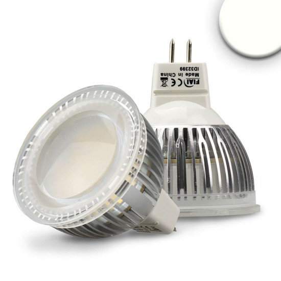 ISOLED MR16 LED Strahler 6W Glas diffus, 120°, neutralweiß