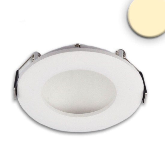 ISOLED LED Downlight LUNA 8W, indirektes Licht, weiß, warmweiß